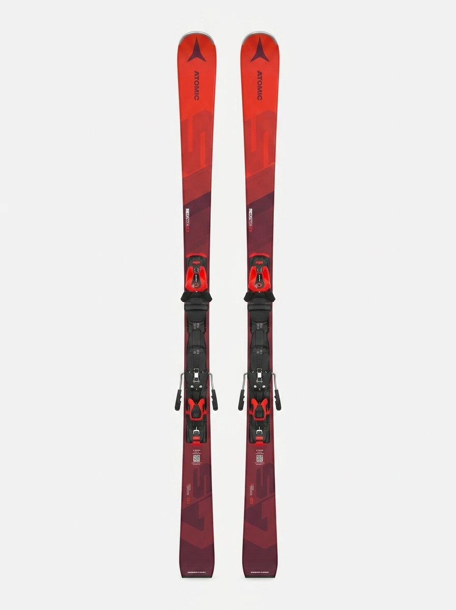 Atomic Redster S7 Slalomcarver Set mit MI 12 GW Bindung Rot Modell 2025 Draufsicht