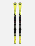 Völkl Racetiger SL Slalom Carver gelb schwarz inklusive Marker rMotion3 Bindung Draufsicht